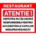 Placute pentru restaurant